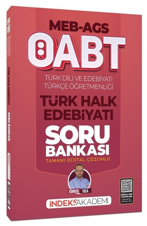 İndeks Akademi 2026 ÖABT MEB-AGS Türk Dili ve Edebiyatı-Türkçe Türk Halk Edebiyatı Soru Bankası Çözümlü - Türker Tola İn