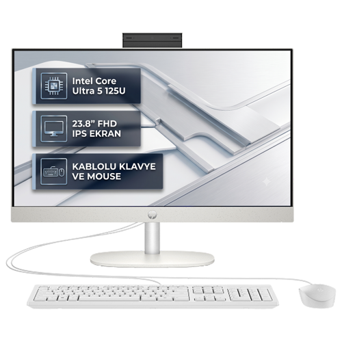 ProOne 240 G10 Intel Core Ultra 5 125U 16GB 512GB SSD 23.8" FHD W11P All In One Pc D1ZF0ET 010