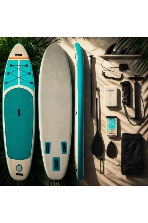 Naviair Paddle Şişme Sup Board/Stand Up Paddle Board 320X83X15 Cm Mavi 1 Yıl Garanti Aksesuarlı