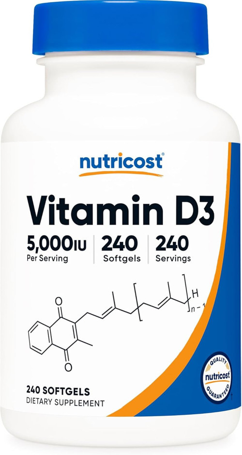 Vitamin D3 5,000 IU 240 Softgels