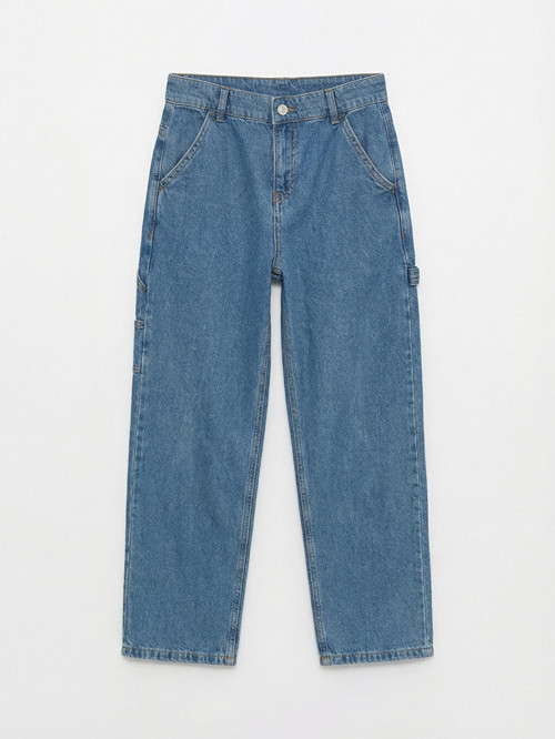 LCW Kids İndigo Loose Fit Erkek Çocuk Jean Pantolon