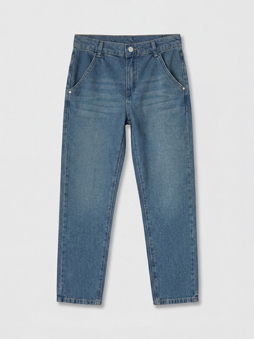 LCW Kids İndigo Standart Fit Erkek Çocuk Jean Pantolon