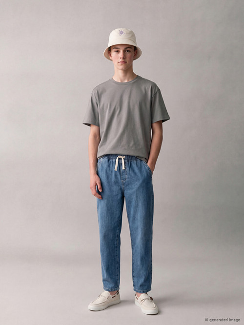 LCW Kids İndigo Loose Fit Erkek Çocuk Jean Pantolon