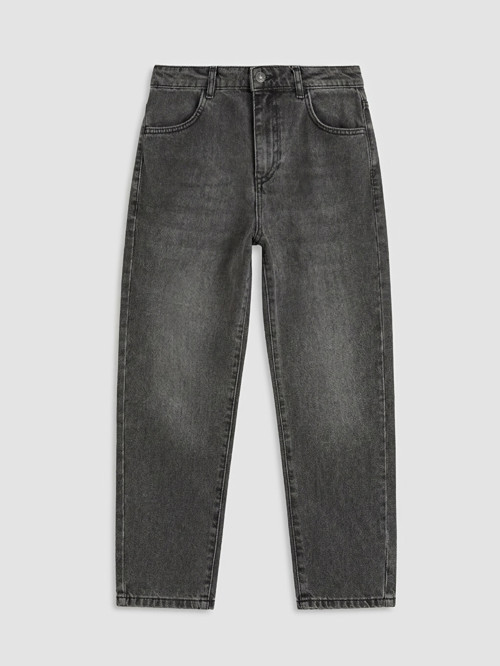 LCW Kids Antrasit Baggy Fit Erkek Çocuk Jean Pantolon