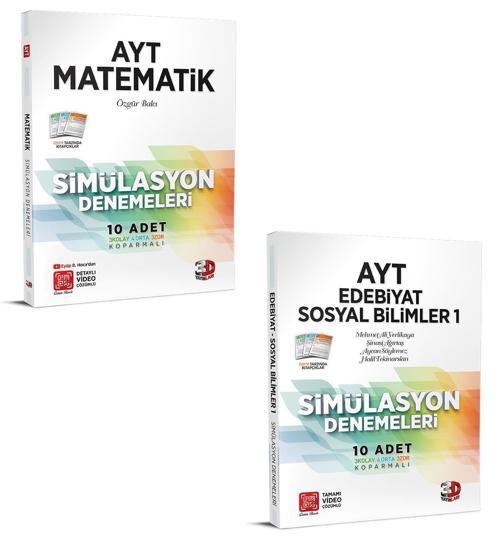 3D Ayt Matematik Edebiyat Sosyal 1 Deneme Seti 2023