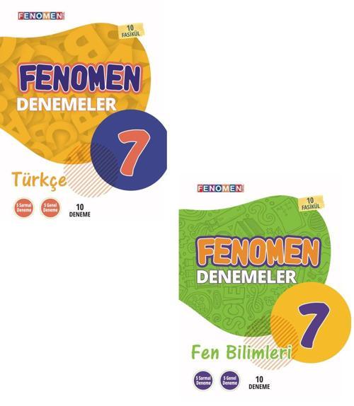 Fenomen Okul 2024 7. Sınıf Fen Bilimleri Türkçe 10 Deneme Seti