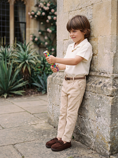 LCW Kids Bej Erkek Çocuk Gabardin Pantolon