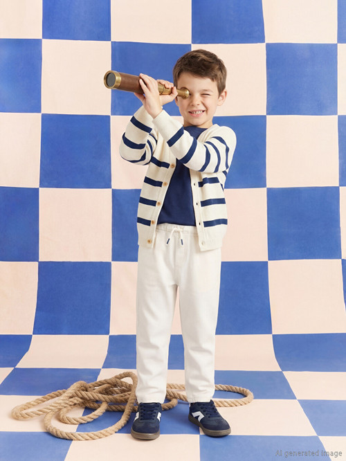 LCW Kids Bej Beli Lastikli Erkek Çocuk Pantolon
