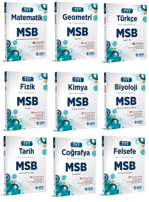 Eğitim Vadisi 2024 Tyt Msb Multi Soru Bankası Seti Tam Set