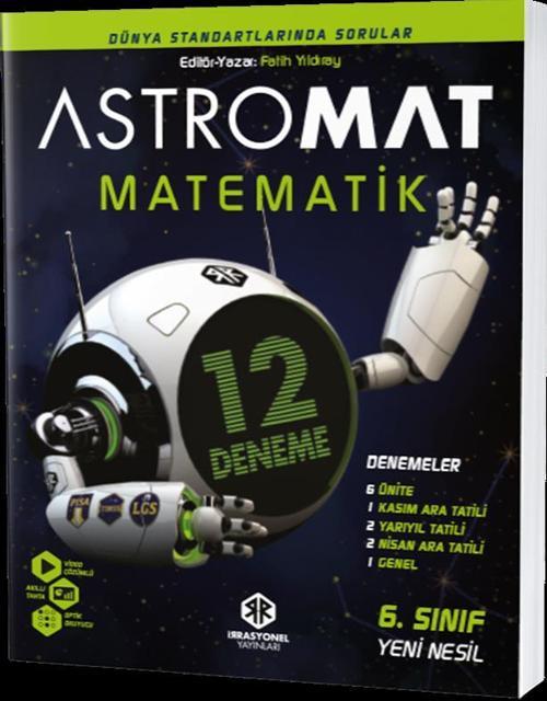 İrrasyonel 2024 6. Sınıf Astromat Matematik Yeni Nesil 12'Li Deneme