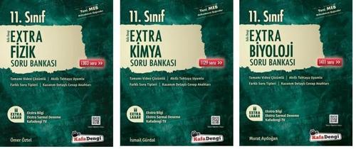 Kafadengi 2024 11. Sınıf Fizik Kimya Biyoloji Extra Soru Bankası Seti