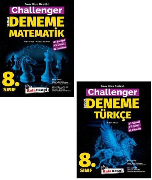 Kafadengi 2024 8. Sınıf Lgs Matematik Türkçe Challenger Denemesi Seti