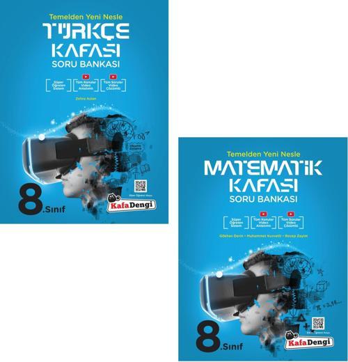 Kafadengi 2024 8. Sınıf Lgs Türkçe Matematik Kafası Soru Bankası Seti