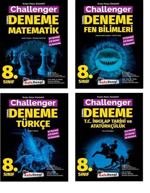 Kafadengi 2024 8. Sınıf Lgs Challenger Denemesi Seti 4 Kitap