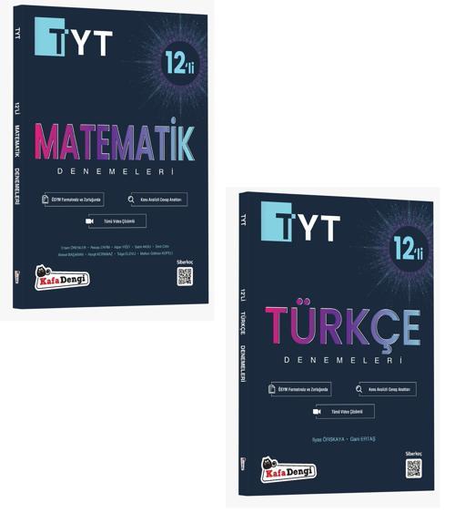 Kafadengi 2024 Tyt Matematik Türkçe Branş Deneme Seti