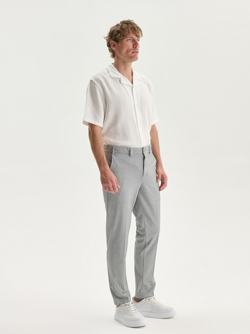 LCWAIKIKI Classic Gri Dar Kalıp Erkek Chino Pantolon