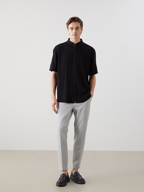 LCW Vision Gri Slim Fit Erkek Pantolon