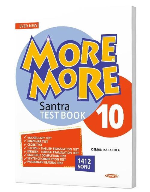 Kurmay Elt 2024 10. Sınıf More & More Santra Test Book