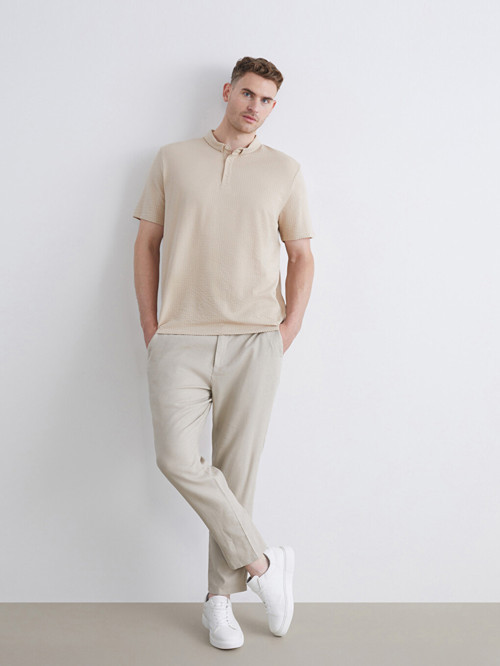 LCWAIKIKI Classic Bej Standart Kalıp Erkek Chino Pantolon