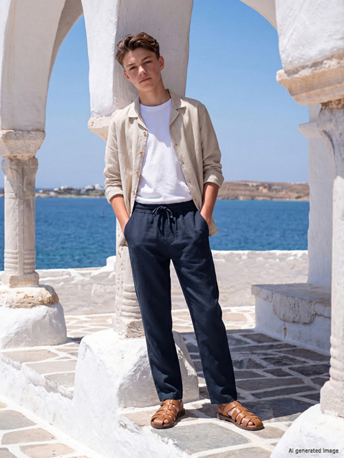 LCW Kids Lacivert Regular Fit Erkek Çocuk Pantolon