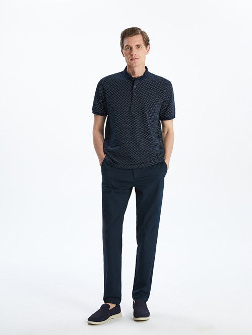 LCWAIKIKI Classic Lacivert Dar Kalıp Erkek Chino Pantolon