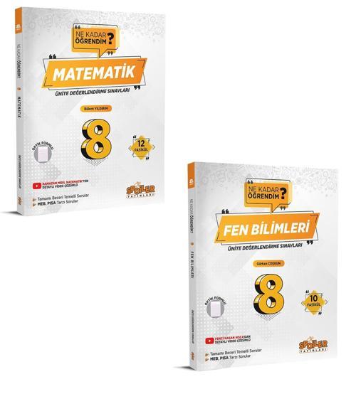 Spoiler 2024 8. Sınıf Lgs Matematik Fen Bilimleri Üds Seti
