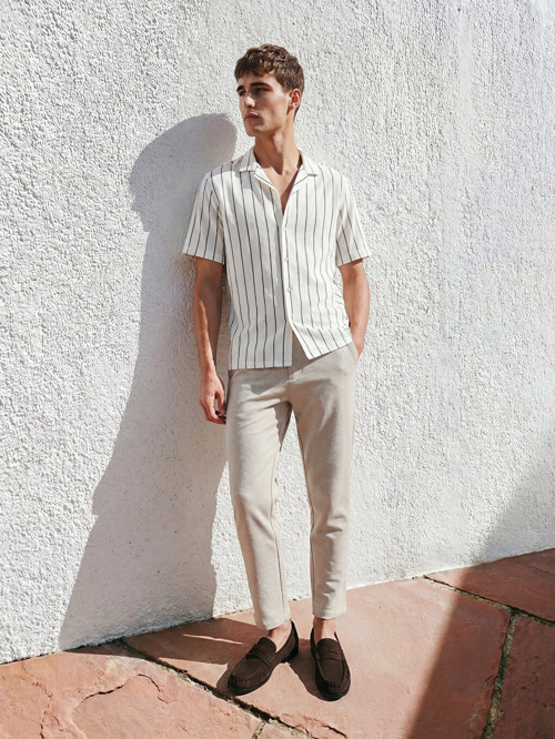 LCW Vision Bej Slim Fit Erkek Pantolon