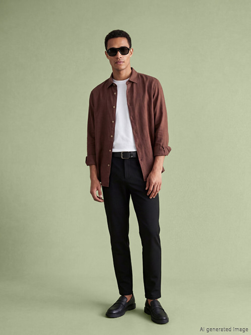 LCW Vision Siyah Slim Fit Erkek Pantolon