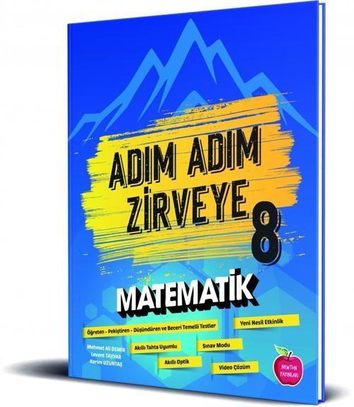 Newton 8. Sınıf Matematik Adım Adım Zirveye Soru Bankası 2023