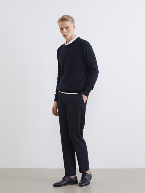 LCW Vision Lacivert Beli Lastikli Regular Fit Erkek Pantolon