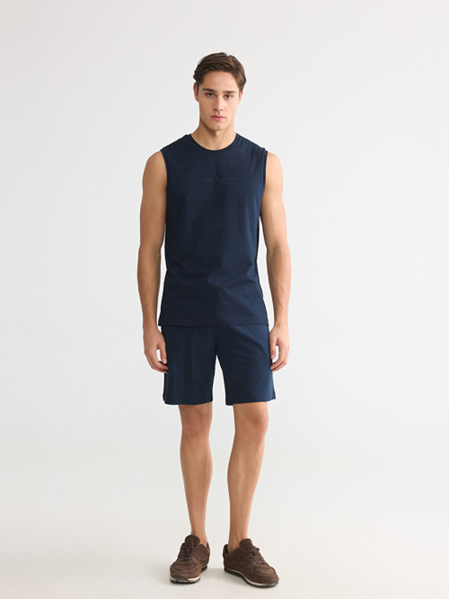 LCWAIKIKI Classic Lacivert Regular Fit Erkek Şort