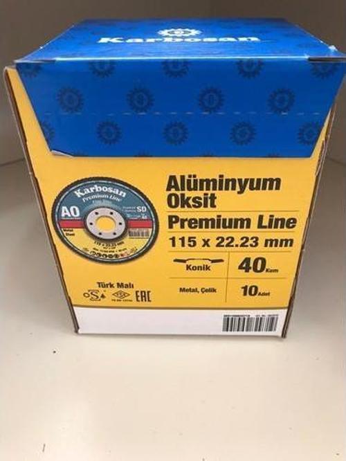 AO  Flap Disk 115x22,23mm -40 Kum Konik - (10 lu)