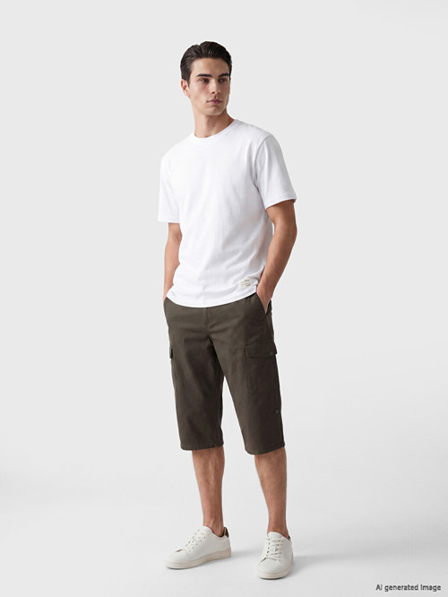 Lcwaikiki Classic Haki Regular Fit Erkek Kargo Şort