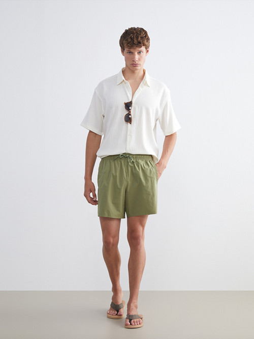 LCW SWIMWEAR Yeşil Kısa Boy Erkek Deniz Şortu