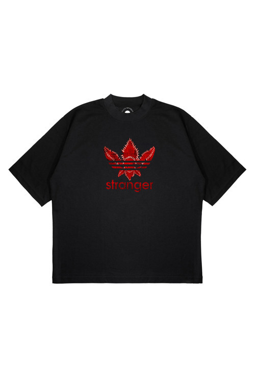 Stranger Things Baskılı Oversiz T-Shirt