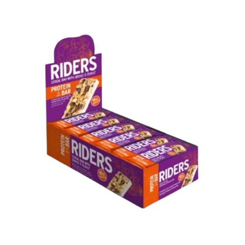 Riders Protein Bar 40 gr x 24 Adet Peanut & Orange