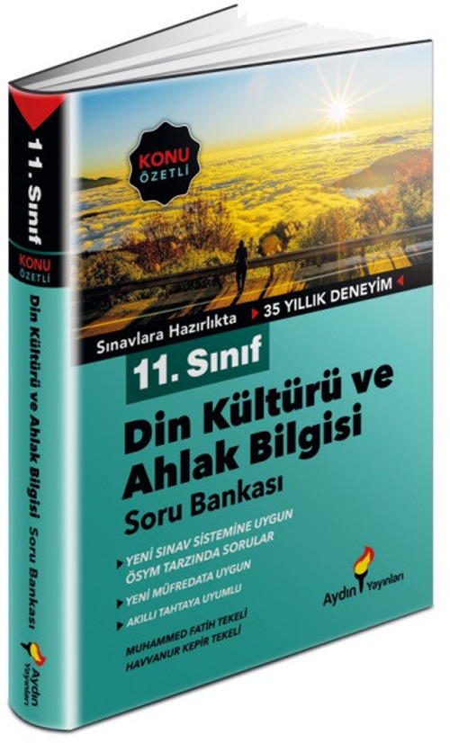 Aydın 2024 11. Sınıf Din Kültürü Konu Özetli Soru
Bankası