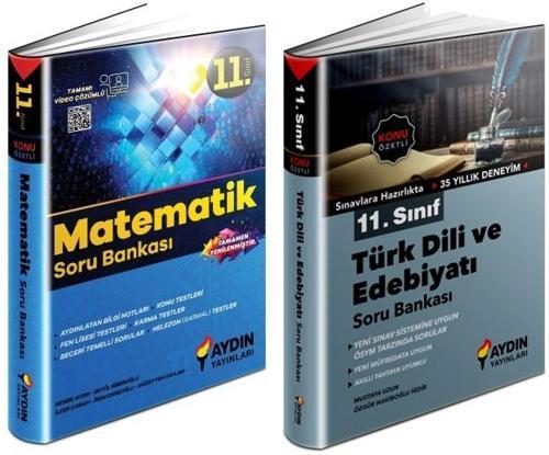 Aydın 2024 11. Sınıf Matematik + Edebiyat Soru Seti 2 Kitap