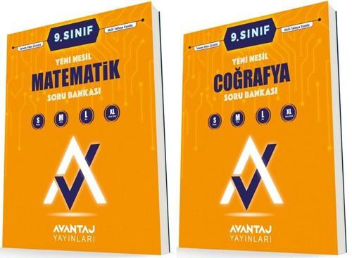 Avantaj 9. Sınıf Matematik + Coğrafya Soru Bankası Seti 2 Kitap 2023