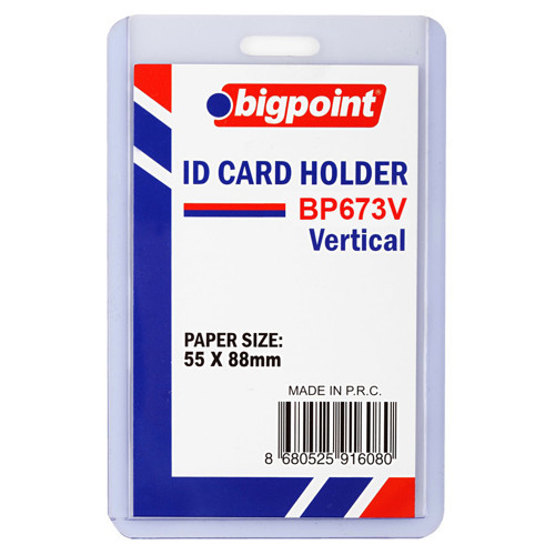Kart Kabı Dikey Sert Pvc 55X88Mm Bp673V (10 Lu Paket)