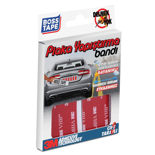 Plaka Montaj Bandı (12 Li Paket) Bt-09001