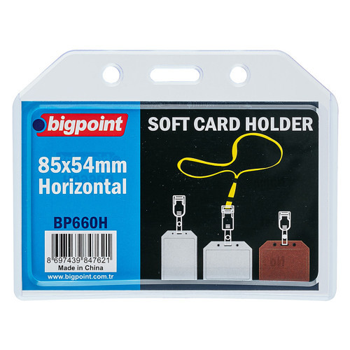 Kart Kabı Soft Yatay 85X54Mm Bp660 (5 Li Paket)