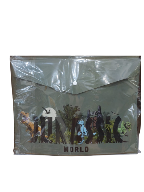 Jurassic World Çıtçıtlı Dosya A4 120770-21 (12 Li Paket)