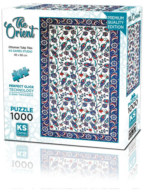 Puzzle 1000 Parça Ottoman Tulip Tiles 20844