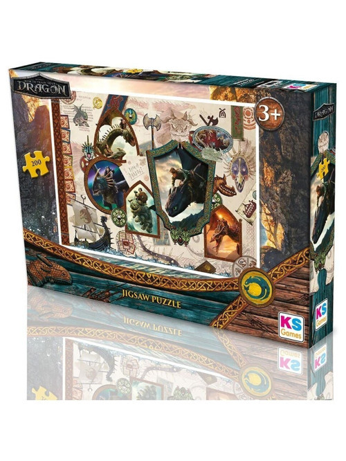 Puzzle 200 Parça How To Traın Your Dragon Hd 113
