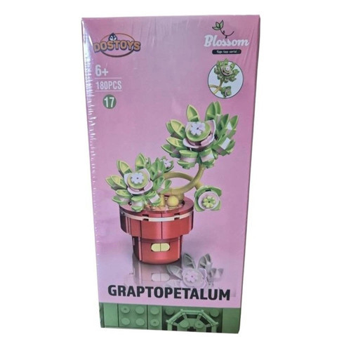 Oceanfour Blok Oyuncak Graptopetalum Çiçek Lego 180 Parça 113-17-24-2