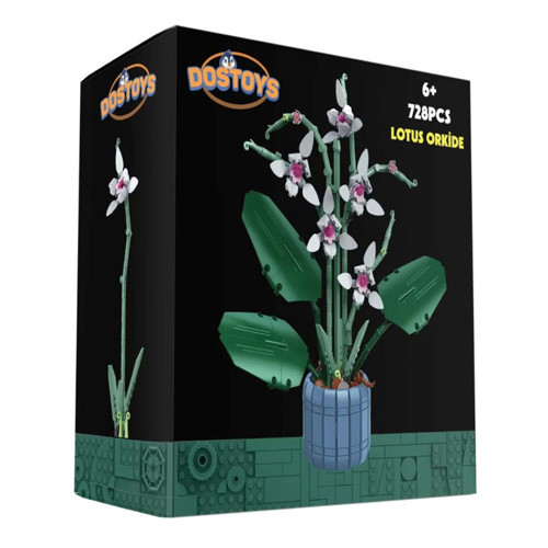 Oceanfour Blok Oyuncak Lotus Orkide Çiçek Lego 728 Parça 06289-101-1