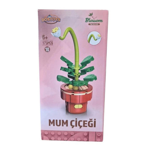 Oceanfour Blok Oyuncak Mum Çiçeği Lego 175 Parça 113-9-16-6