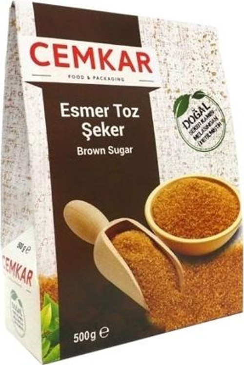 Esmer Toz Şeker 500 Gr. (24'lü)