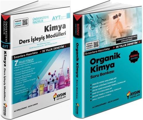 Aydın 2024 Ayt Kimya Ders İşleyiş + Oganik Kimya Soru Seti 2 Kitap